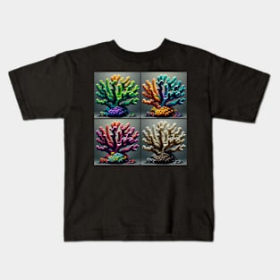 Pop Staghorn Coral - Cool Underwater Kids T-Shirt